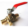 lead free Pex copper ball valves with waster CSA CUPC NSF61 AB1953